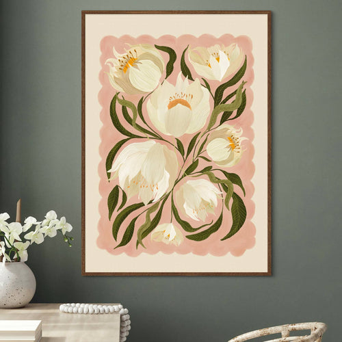 White Peony | Unframed – A3