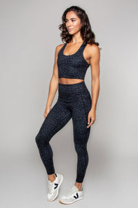 Nala High Waisted 7/8 Pocket Legging in Steel