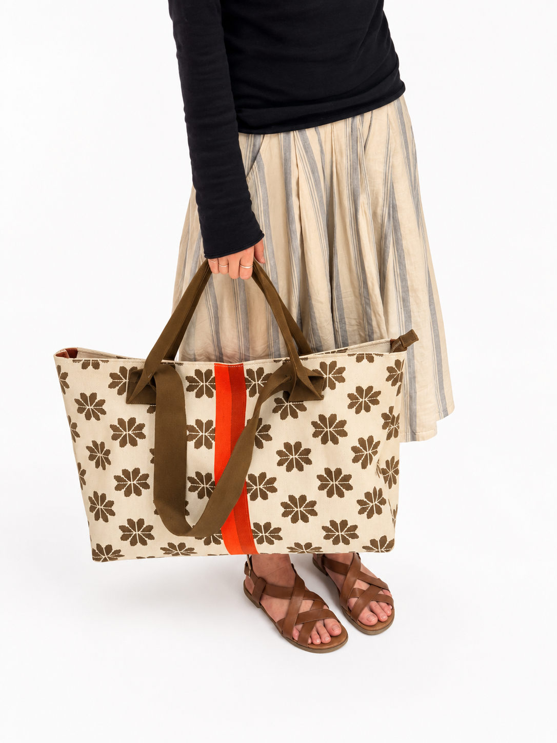 Oversized Tote Bag - Floral