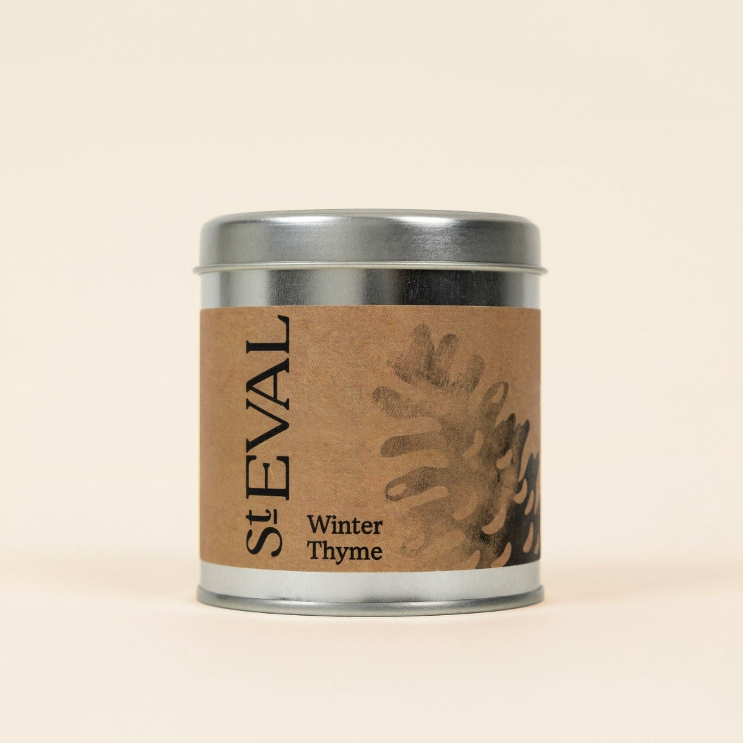 Winter Thyme, Scented Tin Candle