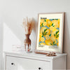 Lemon Fruit Print, Botanical Print – Unframed – A3