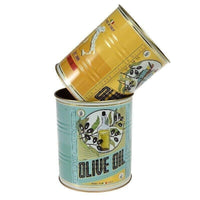 Retro Style Storage Tins - Olive Oil