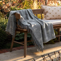 Watercolour Dragonfly Wool Knitted Throw