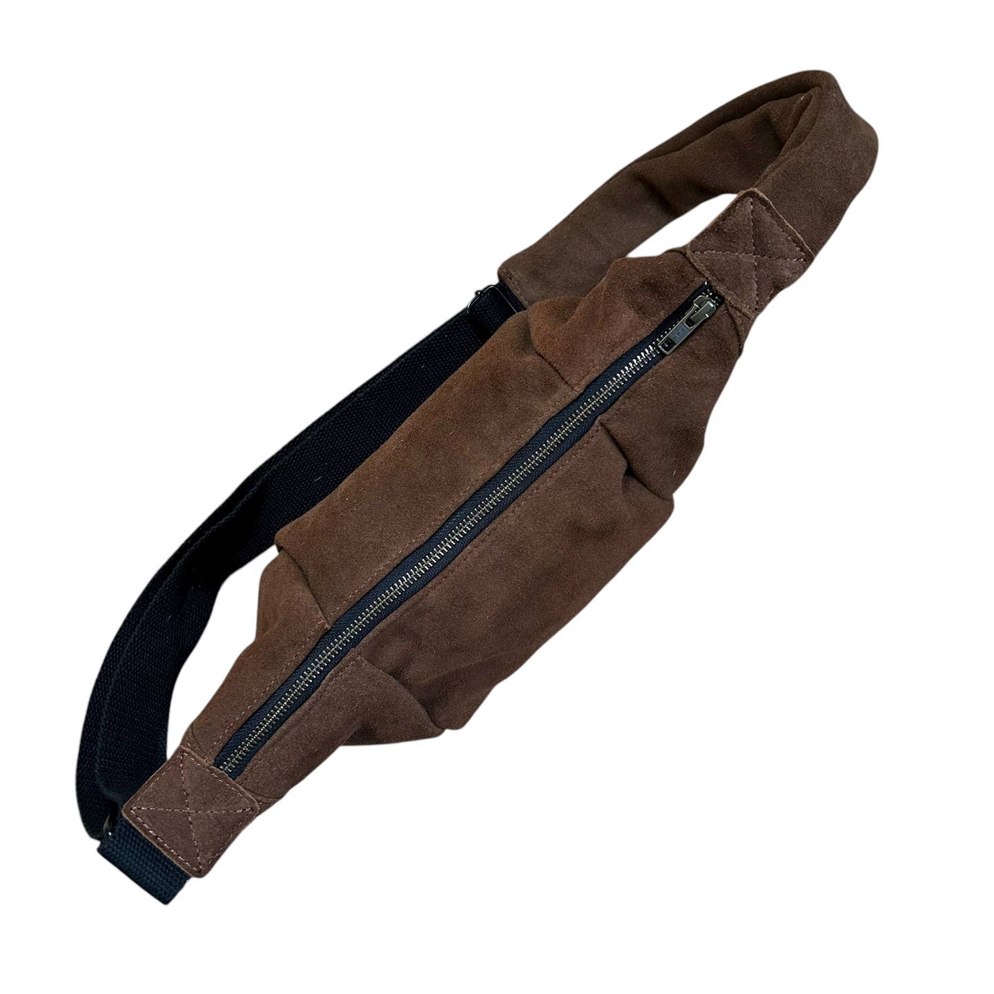 Brixton Cross Body Sling Bag - Brown or Tan Suede
