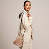 Drawstring Bag - Luxury Pebble Faux Sheepskin