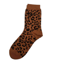 Leopard Print Socks ~ in 7 colourways
