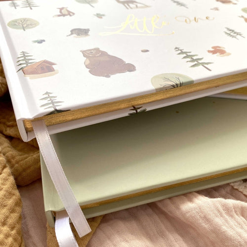 Woodland Baby Journal - New Parents Gift Book Keepsake
