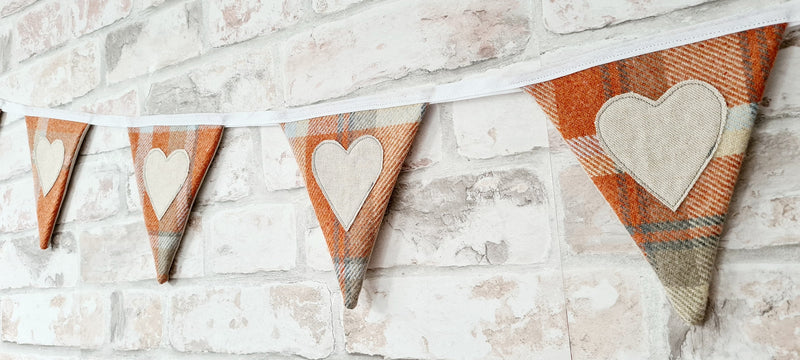 Autumn Heart Bunting