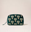 Pineapple Makeup Bag ~ Forest Green
