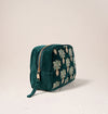 Pineapple Makeup Bag ~ Forest Green