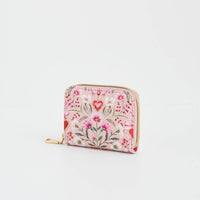 Floral Heart Pink Purse