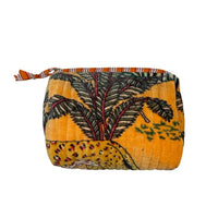 Madagascar Make Up Bag in Gold