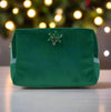 Green Make-Up Bag & Sparkle Star Pin
