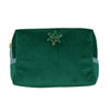 Green Make-Up Bag & Sparkle Star Pin