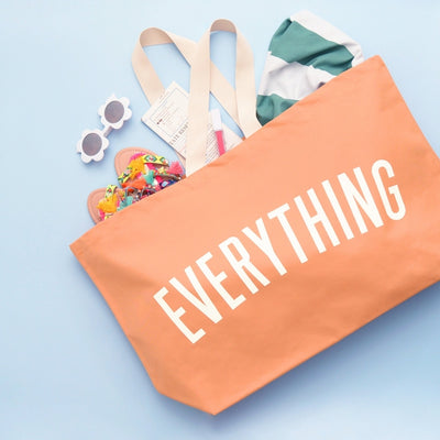 Everything Really Big Bag ~ in Forest Green, Peach or Pink