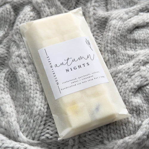 Autumn Nights Scented Snap Bar Wax Melt