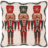 Nutcracker Trio Tufted Multicolour Cushion