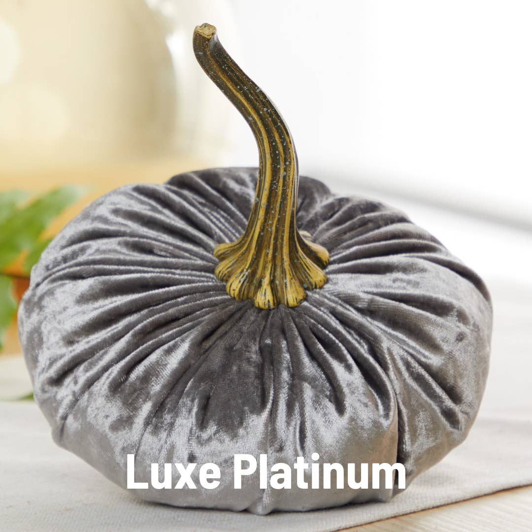 Large Handmade Velvet Pumpkins ~ 11 various colourways