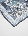 Fable Deco Blooms Blue Square Scarf