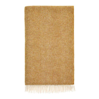 Herringbone Gold Pure New Wool Throw
