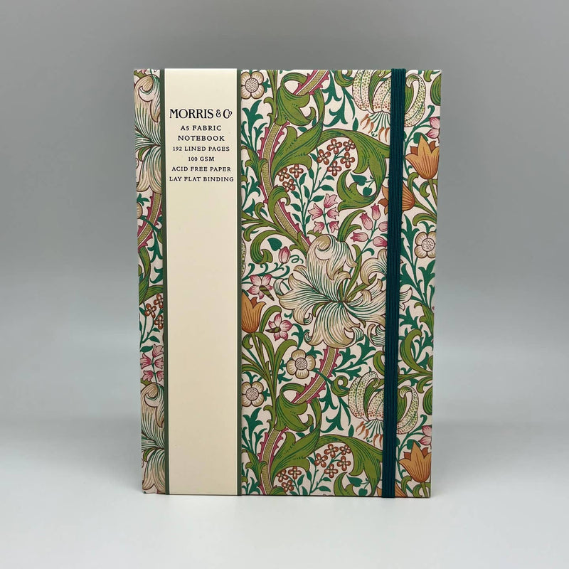 William Morris Fabric A5 Notebook