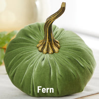 Large Handmade Velvet Pumpkins ~ 11 various colourways