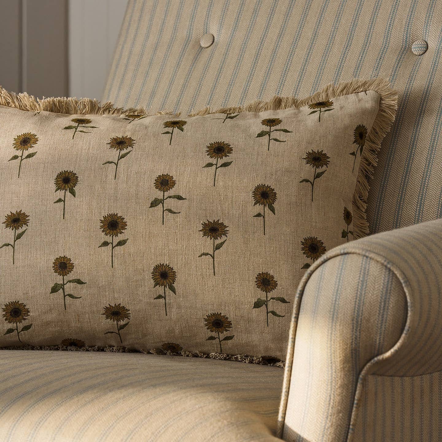Sunflower Linen Blend Cushion