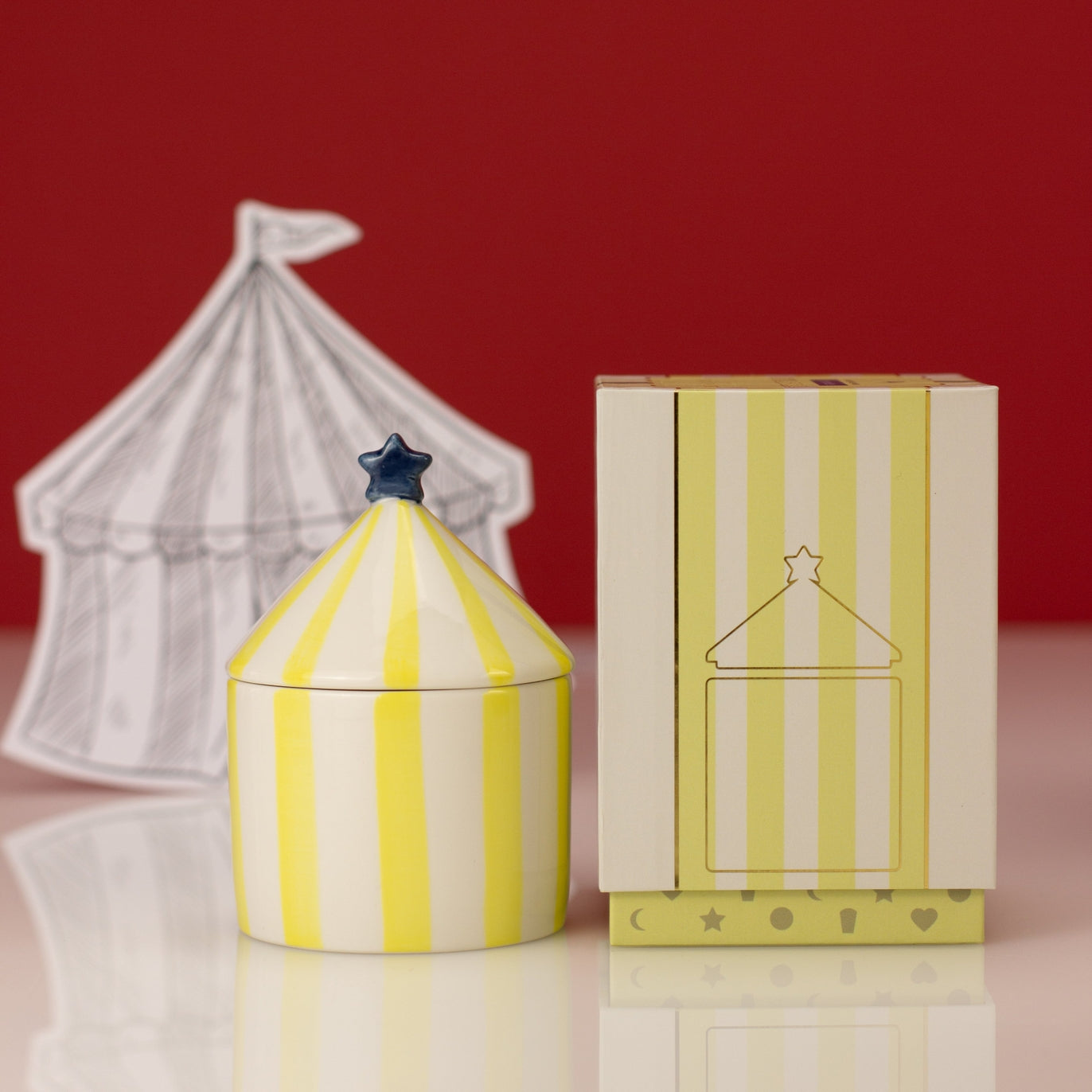 Yellow Fortune Teller Candle - Amber & Bergamot