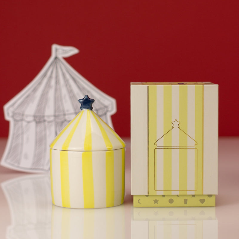 Yellow Fortune Teller Candle - Amber & Bergamot