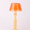 Lamp-Style Glass Tealight Holder ~ in Orange or Pink