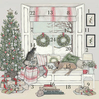 Waiting for Father Christmas | Advent Calendar Xmas Card