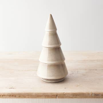 Natural Ceramic Tree Ornament