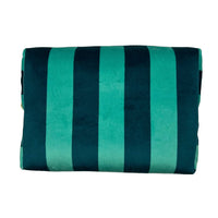 Stripe Velvet makeup bags in 4 colours