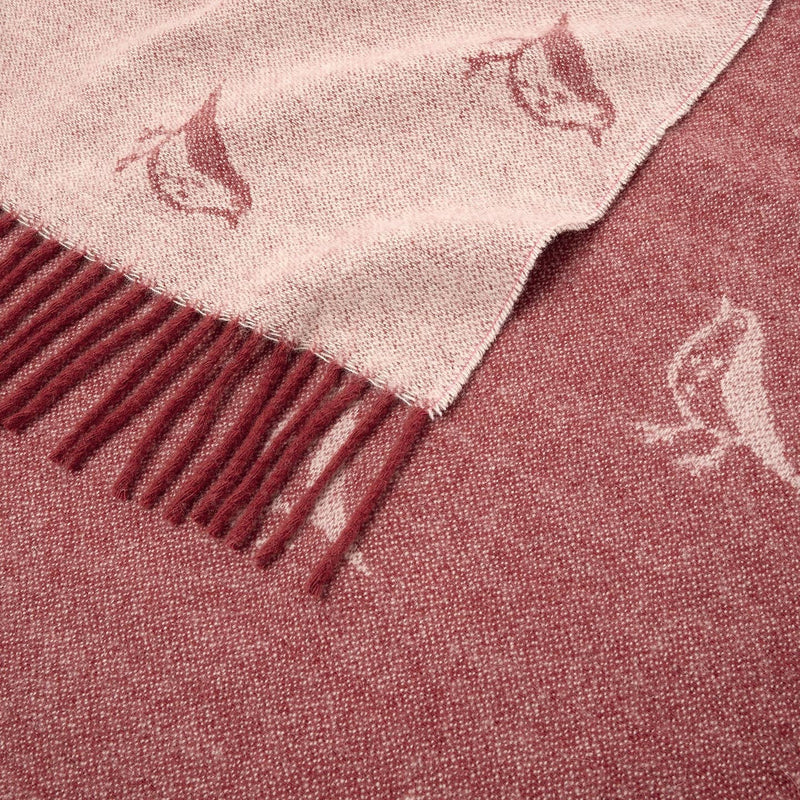 Robin Wool Throw by Sophie Allport