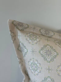Orla Sage Print Flanged Edge Cushion Cover