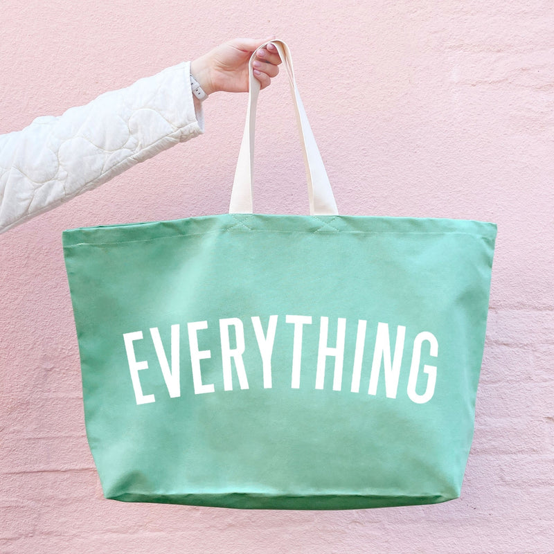 Everything Really Big Bag ~ in Forest Green, Peach, Sea Glass, Midnight or Pink