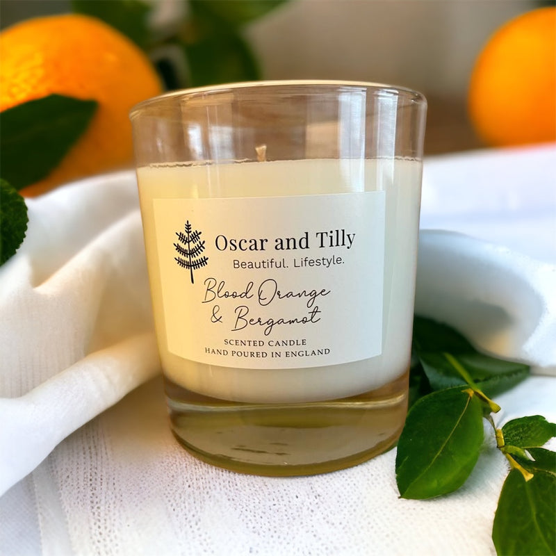 Blood orange and bergamot candle