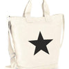 Book Bag with Shoulder Strap ~ in Natural, Grey or Black