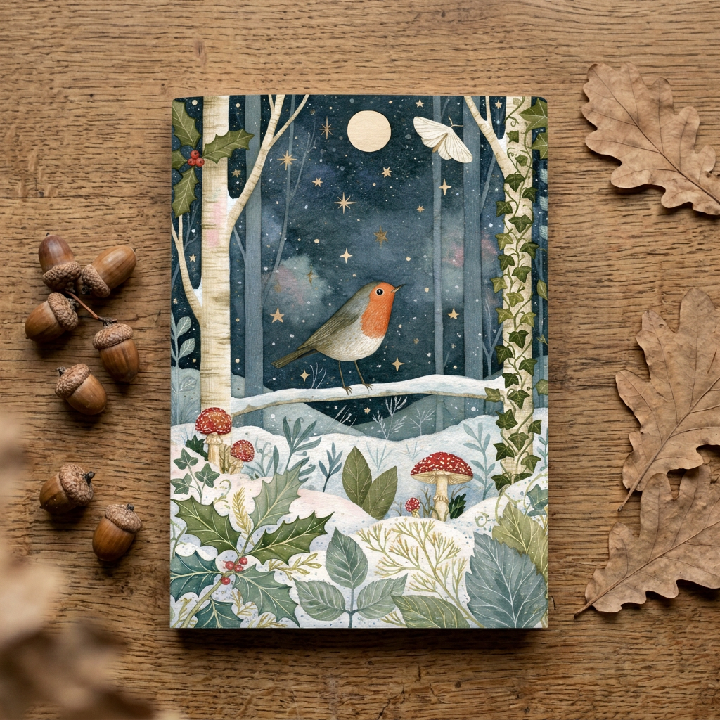 Robin Notebook – Woodland & Nature Stationery A5