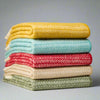 Fair Isle Pure New Wool Throw ~ Sage