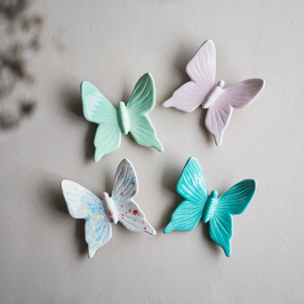 Glazed Ceramic Butterflies