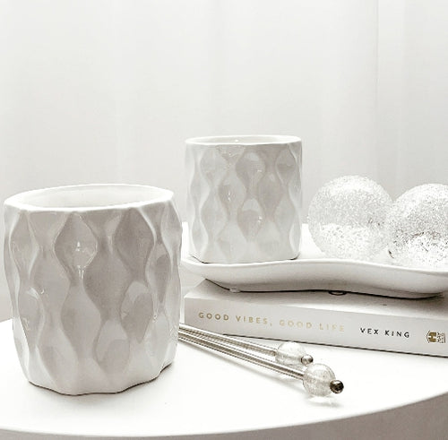 Ceramic Candle Jar – Set of 2