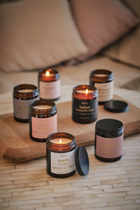 Moroccan Rose Scented Jar Candle - Rose Tonka and Musk