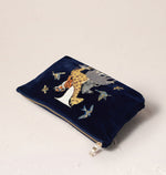 Alphabet Navy Everyday Pouch - choose your initial