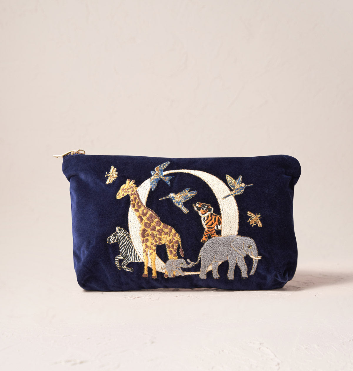 Alphabet Navy Everyday Pouch - only Letter O left