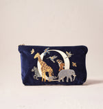 Alphabet Navy Everyday Pouch - choose your initial