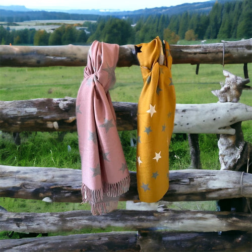 Star design scarf 