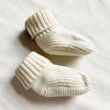 Organic Natural White Booties