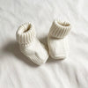 Organic Natural White Booties