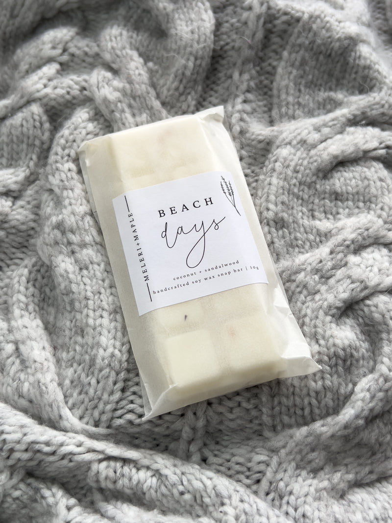 Beach Days Scented Snap Bar Wax Melt